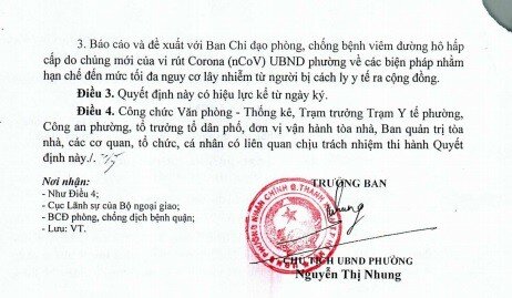 Nhiều chung cư Hà Nội thông báo cách ly tại nhà đối người đến từ vùng dịch