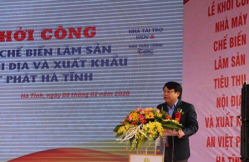 An Việt Phát khởi công dự án nhà máy chế biến lâm sản gần 1.300 tỷ đồng tại Hà Tĩnh