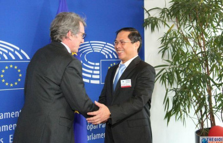 Thứ trưởng thường trực Bùi Thanh Sơn thăm và làm việc tại Nghị viện châu Âu thúc đẩy bỏ phiếu phê chuẩn EVFTA và EVIPA