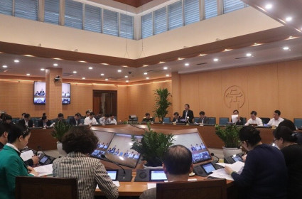 Hà Nội: Ban Chỉ đạo phòng chống dịch bệnh Covid-19 của TP giao ban trực tuyến