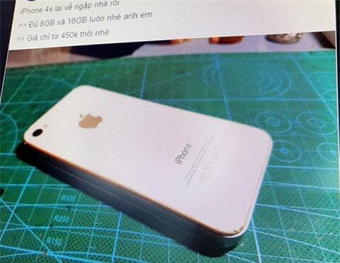 iPhone 4s gây “sốc” khi xuất hiện trở lại với giá 450 ngàn đồng