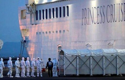 Nhật Bản xác nhận 355 trường hợp nhiễm Covid 19 trên du thuyền Diamond Princess