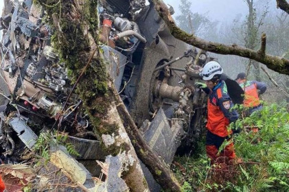 Tiết lộ nguyên nhân vụ rơi máy bay khiến tướng Đài Loan thiệt mạng