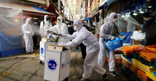 Hàn Quốc tuyên bố “cuộc chiến tổng lực” chống cúm corona, 70 nước hạn chế người dân đến Hàn Quốc