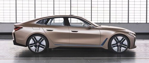 BMW Concept i4 EV: Lưới tản nhiệt lớn, sức mạnh hơn 530 mã lực