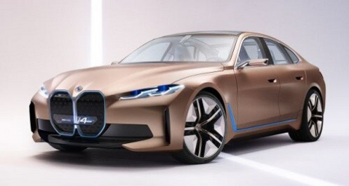 BMW Concept i4 EV: Lưới tản nhiệt lớn, sức mạnh hơn 530 mã lực