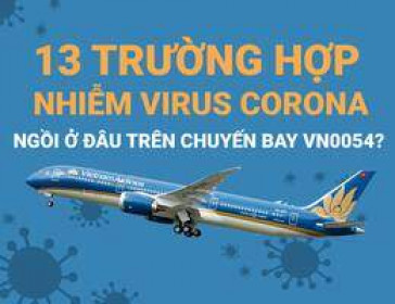 13 người nhiễm virus corona ngồi ở đâu trên chuyến bay VN0054?