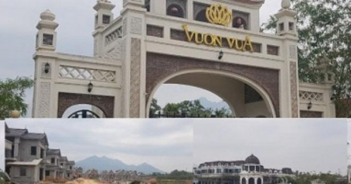 Cận cảnh dự án nghìn tỷ Vườn Vua dính nghi vấn sai phạm “khủng”