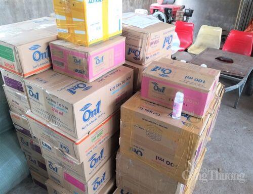 Quảng Trị: Tạm giữ hơn 1.200 chai gel rửa tay không hóa đơn chứng từ