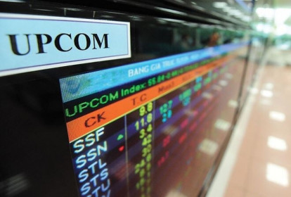 UPCoM-Index giảm 7,42 điểm trong tháng 3/2020, giao dịch bình quân phiên tăng 51,9%