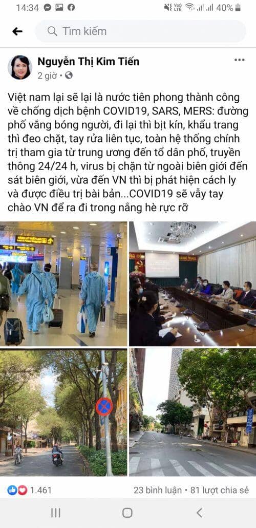 Nguyên Bộ trưởng Y tế Nguyễn Thị Kim Tiến: COVID-19 sẽ vẫy tay chào Việt Nam để ra đi trong nắng hè rực rỡ