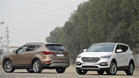 Hyundai Santa Fe giảm giá sốc, quyết đấu Toyota Fortuner, Ford Everest