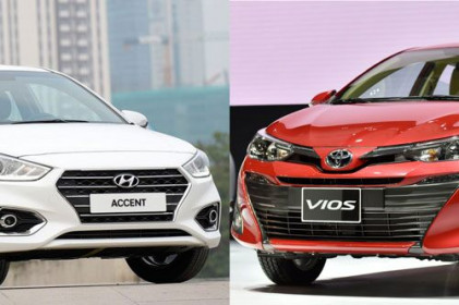 Mua xe chạy dịch vụ tầm giá dưới 600 triệu đồng, chọn Hyundai Accent hay Toyota Vios
