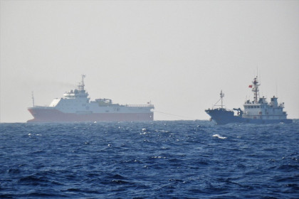 Thông tin nhóm tàu khảo sát Trung Quốc đi vào vùng biển Việt Nam