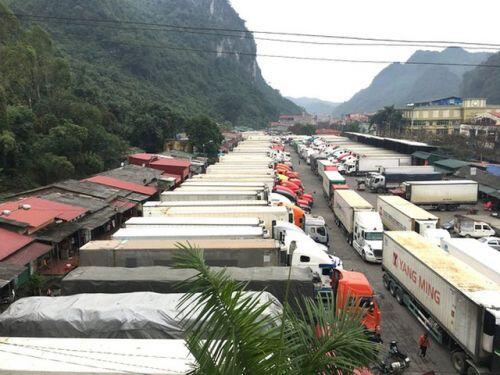 Hàng nghìn xe ùn ứ cửa khẩu, Việt Nam đề nghị Trung Quốc tạo thuận lợi