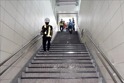 Cơ bản hoàn thiện tầng B1 ga Nhà hát TP Hồ Chí Minh thuộc dự án metro số 1