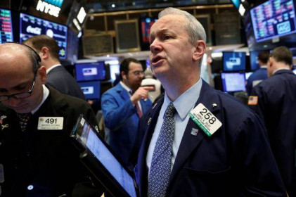 Đà sụt giảm của các cổ phiếu công nghệ lớn khiến Dow Jones đứt mạch 4 phiên tăng liền