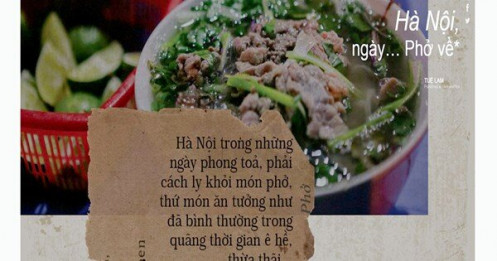 Hà Nội, ngày… phở về