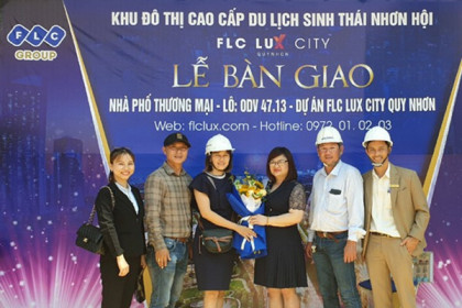 FLC Lux City Quy Nhon bàn giao những căn shophouse đầu tiên
