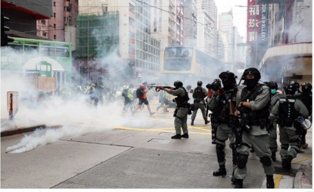 Cuộc biểu tình đầu tiên phản đối luật an ninh quốc gia dành cho Hồng Kông
