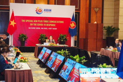 Hội nghị Bộ trưởng Kinh tế ASEAN+3 trực tuyến đặc biệt bàn các giải pháp về ứng phó dịch COVID-19