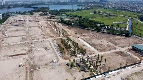 Chưa xong hạ tầng, dự án Louis City Hoàng Mai đã 'bán lúa non'