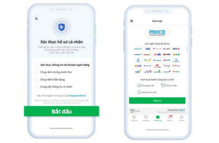 Ví điện tử Moca khuyến nghị người dùng xác thực thông tin