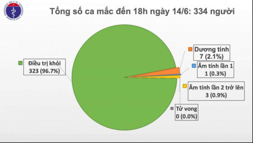 Covid-19 ở Việt Nam chiều 14/6: Tổng cộng có 194 ca nhiễm nhập cảnh được cách ly ngay, Bệnh nhân 91 không còn phải dùng máy thở đã hơn 48 giờ.