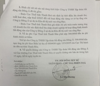 Vì sao TAND cấp cao Hà Nội bác đơn kháng cáo của Cục trưởng Cục Thuế Thanh Hoá?