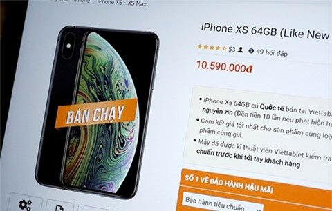 iPhone XS giảm giá 'kịch sàn' tại Việt Nam, về mức đáy mới khiến fan 'phát sốt'