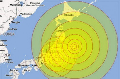 Động đất mạnh tại Nhật Bản, New Zealand và Mỹ