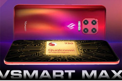 Vsmart Max đẹp long lanh, lộ diện trên Geekbench với chip Snapdragon 730, 6GB RAM, giá hấp dẫn