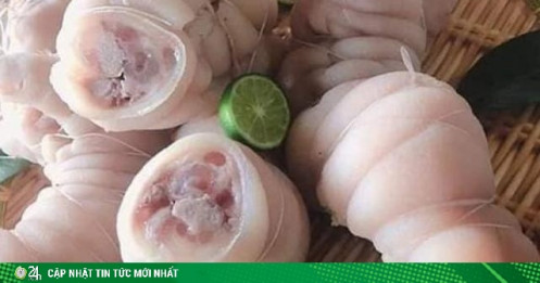 Mập mờ nguồn gốc móng giò rút xương siêu rẻ gây "sốt" trên các chợ mạng