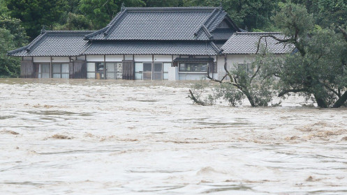 Mưa lũ nghiêm trọng tại Nhật Bản, 24 người nghi thiệt mạng và mất tích