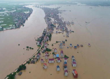 141 người thiệt mạng hoặc mất tích vì mưa lũ ở Trung Quốc