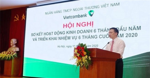 Vietcombank tăng trưởng tín dụng 5% trong 6 tháng đầu năm