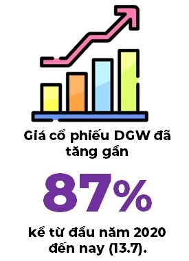 Cổ phiếu tăng 87% từ đầu năm, liệu tiềm năng của Digiworld đã được phản ánh vào giá?
