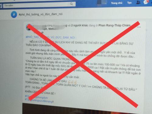 Tin giả về Covid-19 lại xuất hiện trên Facebook Việt Nam