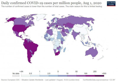 Kỷ lục số quốc gia báo cáo tăng ca nhiễm Covid-19 trong vòng 4 tháng