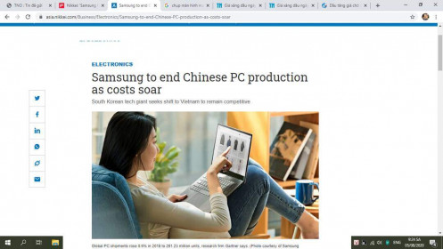 Samsung dời nhà máy cuối cùng từ Trung Quốc sang Việt Nam