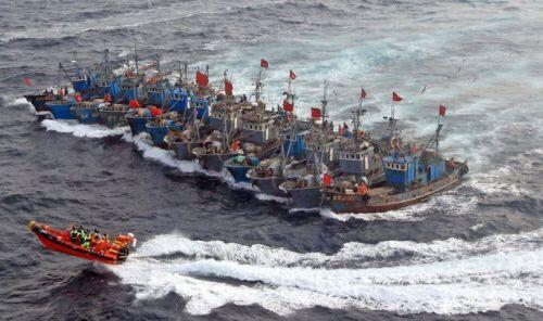 Đội tàu cá của Trung Quốc bị tố vét sạch vùng biển xa bờ