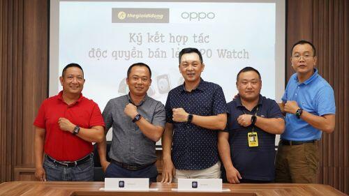 Thế Giới Di Động kí kết phân phối độc quyền chiếc smartwatch đầu tiên của OPPO, mục tiêu bán 20.000 chiếc trong 3 tháng