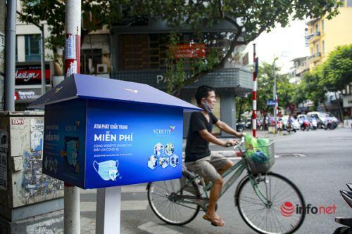 Hà Nội: Nhiều cây ATM khẩu trang chính thức hoạt động