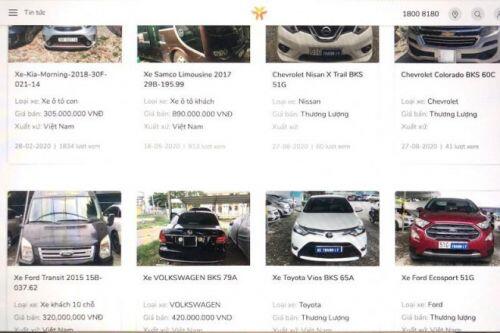 'Đuối' vì vay trả góp, ô tô thanh lý giá chỉ 60 triệu đồng