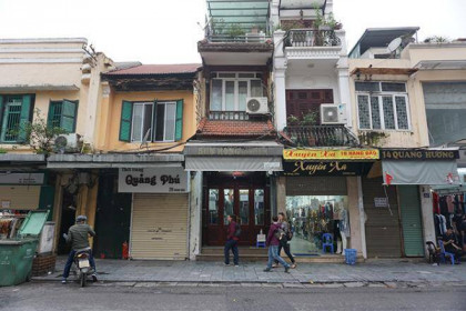 Giá thuê mặt bằng phố cổ Hà Nội giảm 30 - 40%