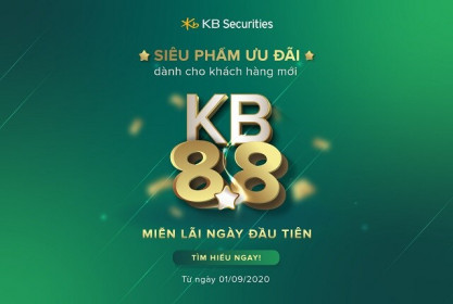 KBSV ra mắt gói ưu đãi KB 8.8 và giảm lãi suất margin tiêu chuẩn
