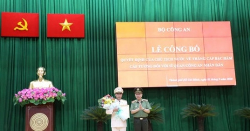 Thăng hàm Thiếu tướng cho Phó Giám đốc Công an TPHCM Cao Đăng Hưng
