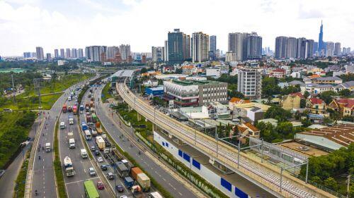 Ngắm hình hài dự án metro số 1 Bến Thành - Suối Tiên sắp hình thành