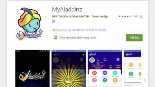 Ứng dụng MyAladdinz: Dấu hiệu "huy động vốn đa cấp bất hợp pháp, kinh doanh lừa đảo"