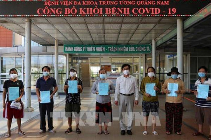 Dịch COVID-19: Thêm 13 bệnh nhân ở Quảng Nam được công bố khỏi bệnh